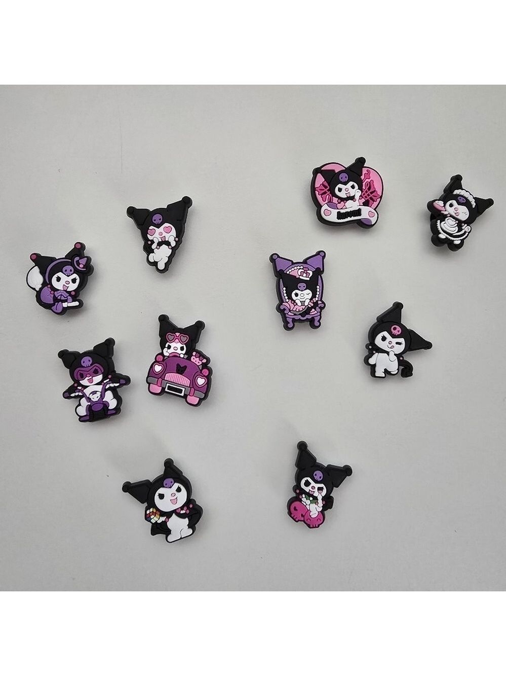 NEW Kuromi Bundle 10 Shoe Charms Jibbitz Crocs